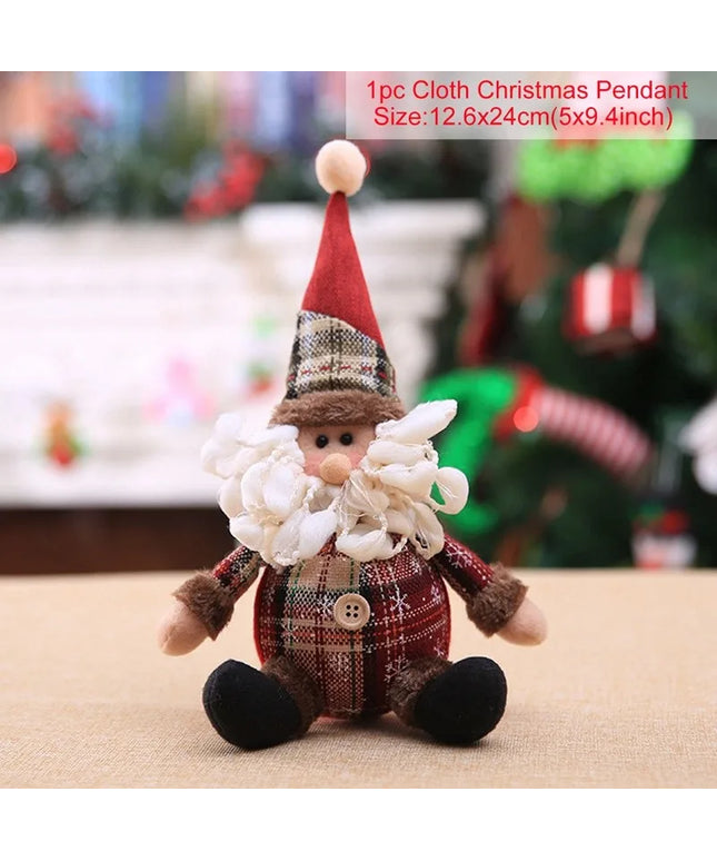 Christmas santa doll Christmas decoration for home