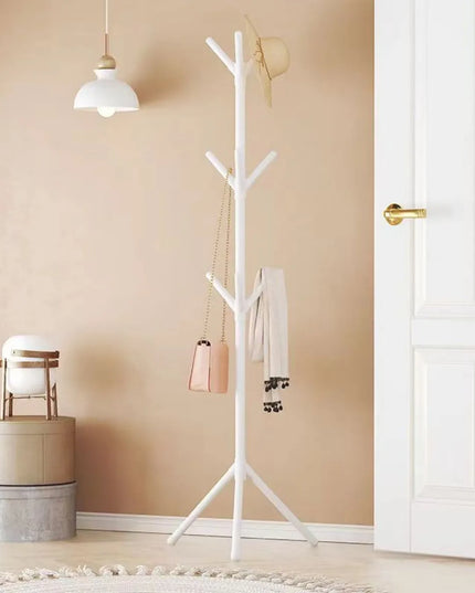 Clothes, coats and hats vertical tree storage rack
