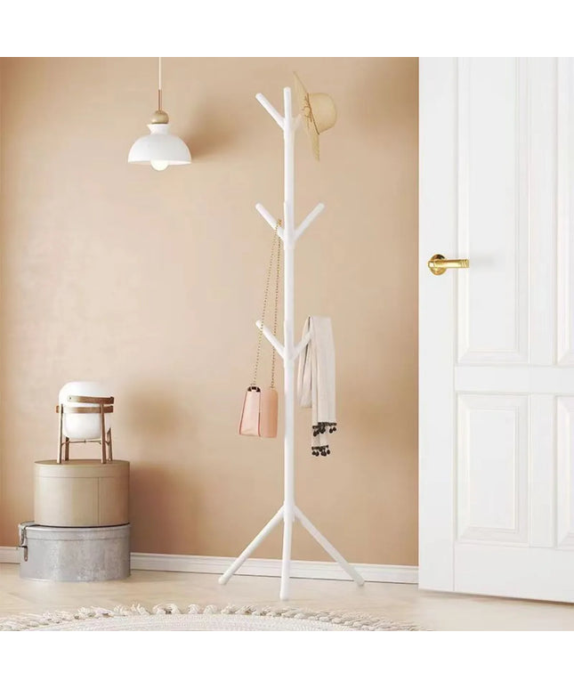 Clothes, coats and hats vertical tree storage rack