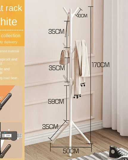 Clothes, coats and hats vertical tree storage rack