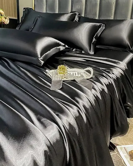 Luxury nordic silk (3piece) bedding set