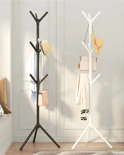 Clothes, coats and hats vertical tree storage rack