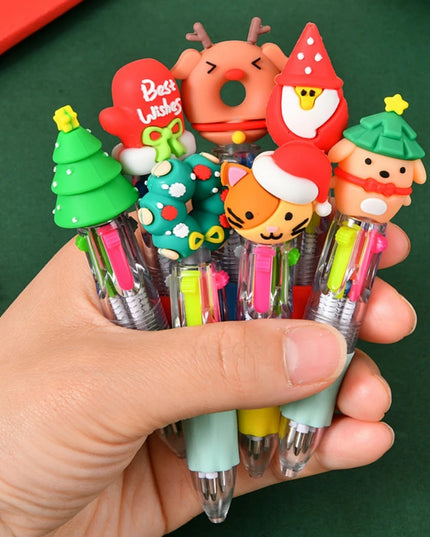 5pcs christmas theme pens