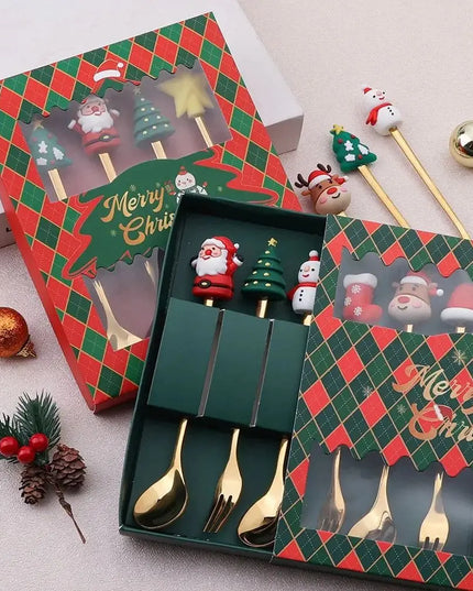 Christmas children’s themed stainless steel Cutlery Set