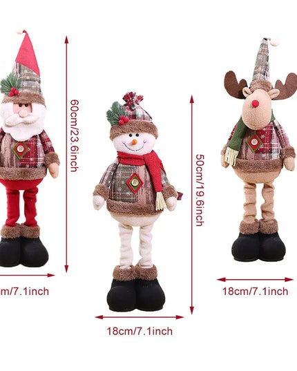 Christmas santa doll Christmas decoration for home