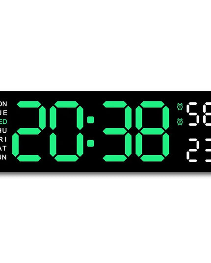 Large Digital Wall Clock USB Powered (9 inch)