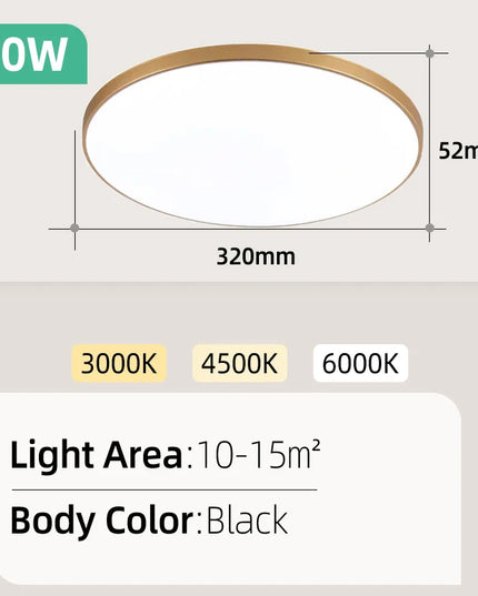 Modern LED ceiling & chandelier panel lamp 30W & 40W