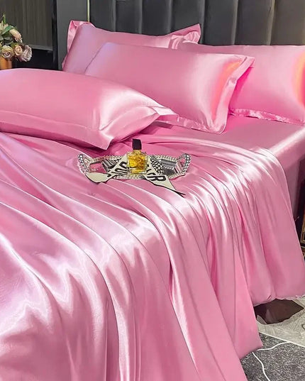 Luxury nordic silk (3piece) bedding set