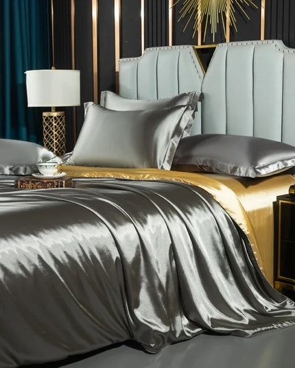 Luxury nordic silk (3piece) bedding set