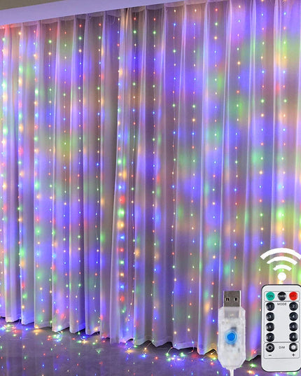 Christmas LED lights fairy string for Curtain’s (with remote)