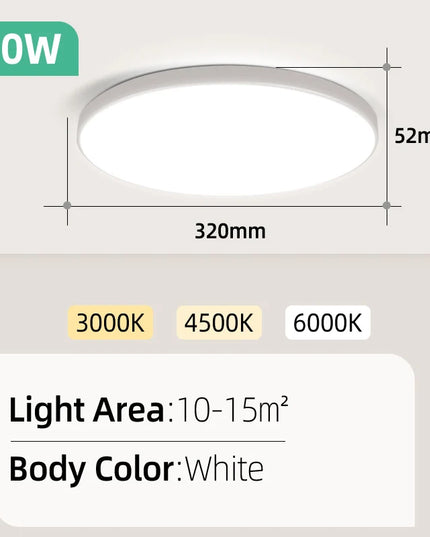 Modern LED ceiling & chandelier panel lamp 30W & 40W
