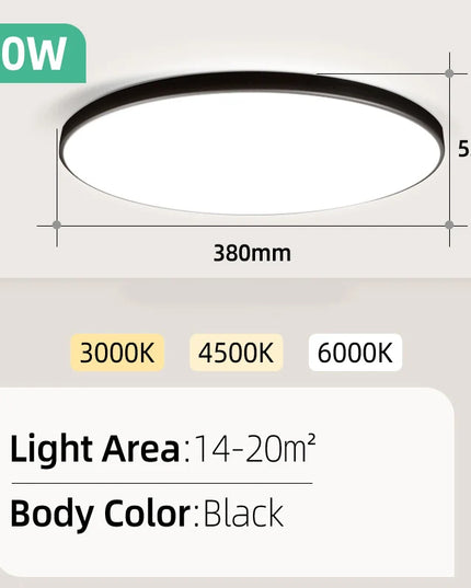 Modern LED ceiling & chandelier panel lamp 30W & 40W