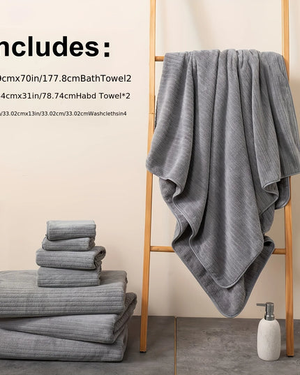 A set of (two) super comfy bath towels