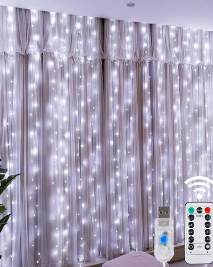 Christmas LED lights fairy string for Curtain’s (with remote)