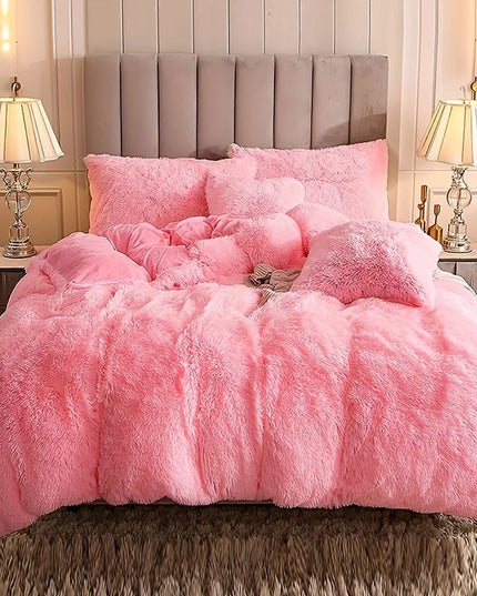 3-Piece Luxurious plush duvet cover set