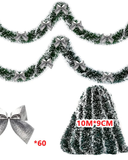 Christmas tinsel ribbons 6M/10M length