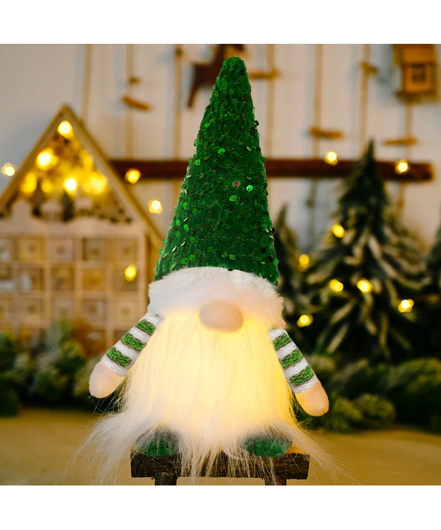 Glowing gnome christmas decoration’s