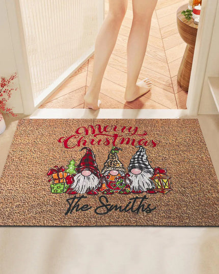 Christmas carpet cartoon door mat