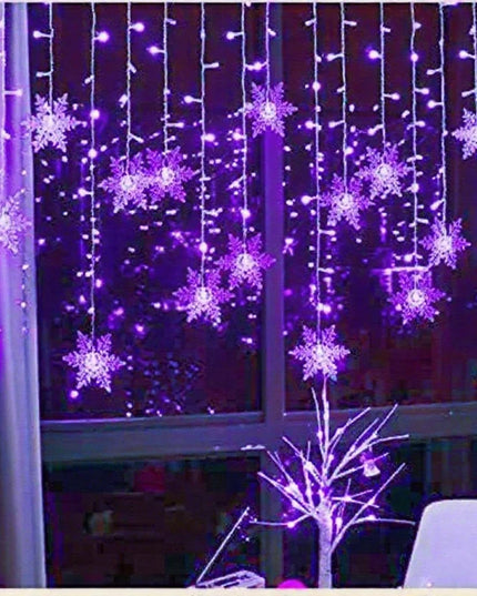 3.2M Christmas snowflake curtain indoor LED light’s (300w)