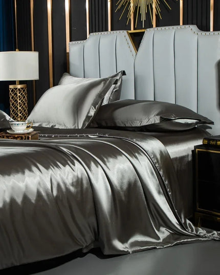 Luxury nordic silk (3piece) bedding set