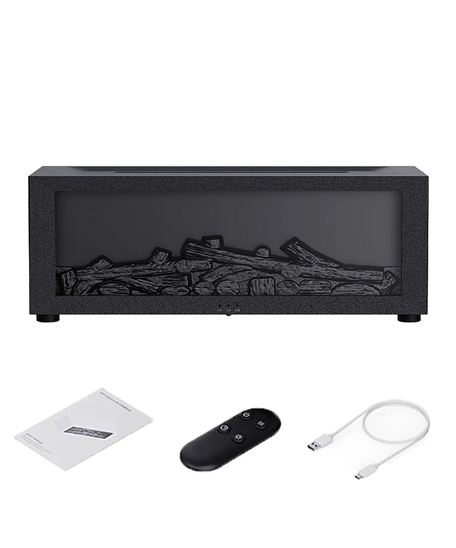 Essential Oils flame automatic air humidifier with LED light remote