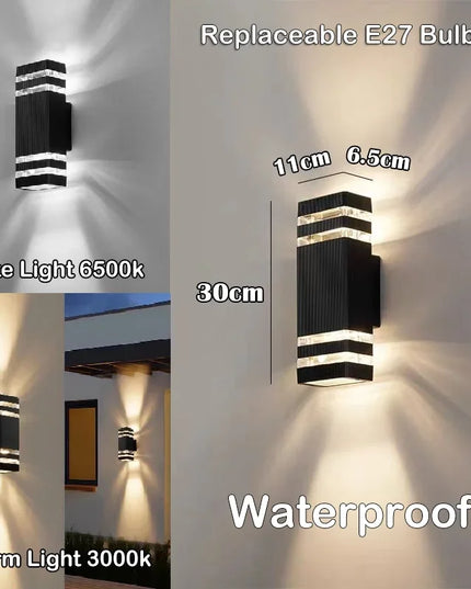LED E27 waterproof outdoor wall lights