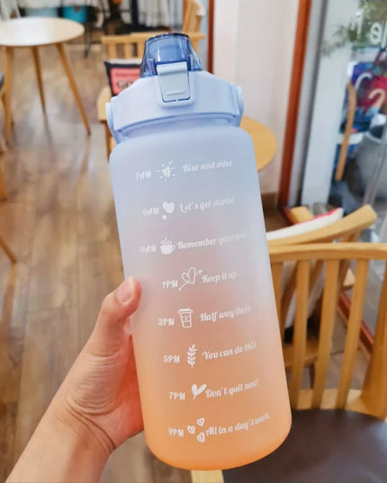 2L motivated speech water bottle