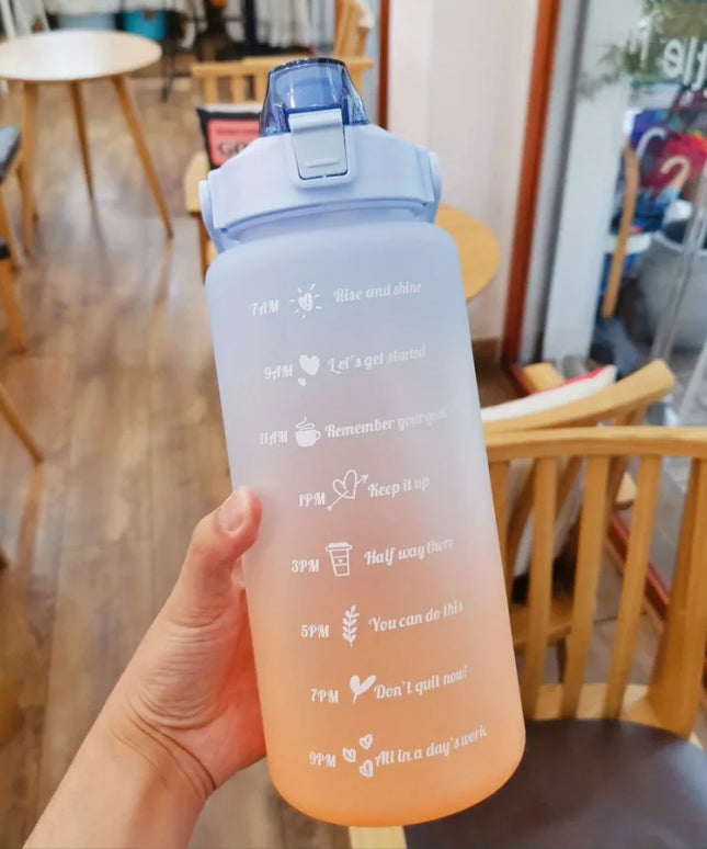 2L motivated speech water bottle